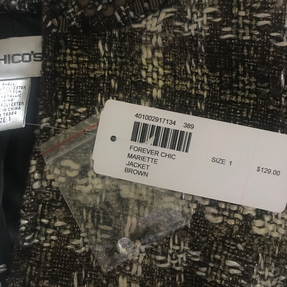 Chico’s tweed jacket - Picture 6 of 6